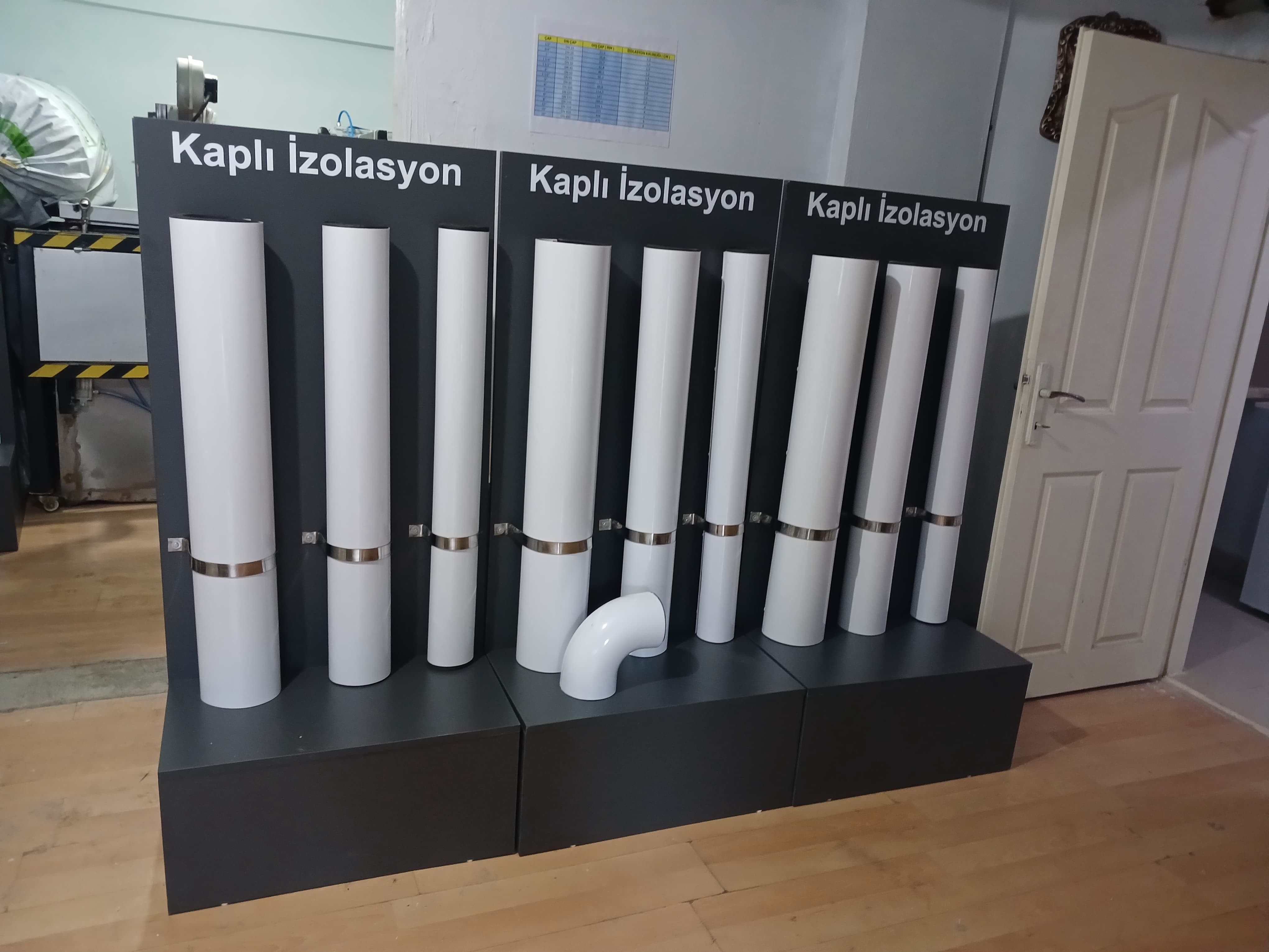 kaplı boru izolasyonu 